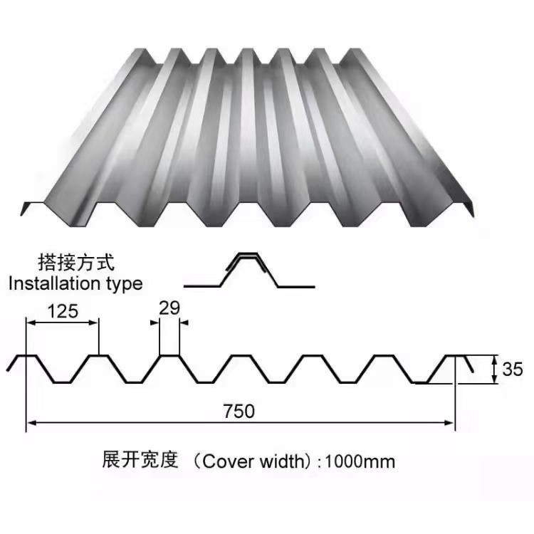 aluminum sheets ribbed 750mm aluminum sheets ribbed 750mm