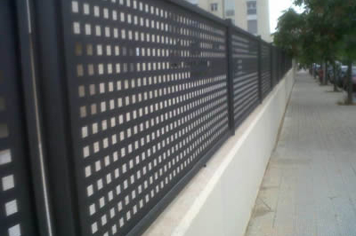 Perforated aluminum sheets