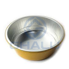 Aluminum Foil Food Container In Gold or Silver Color