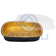 Aluminum Foil Food Container In Gold or Silver Color