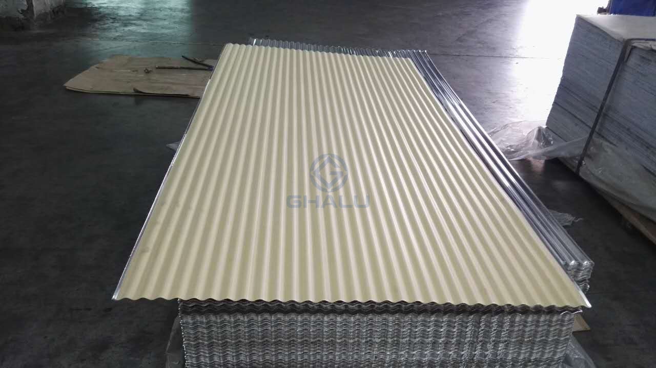 Aluminum Corrugated Sheets with Polysurlyn Moisture Barrier