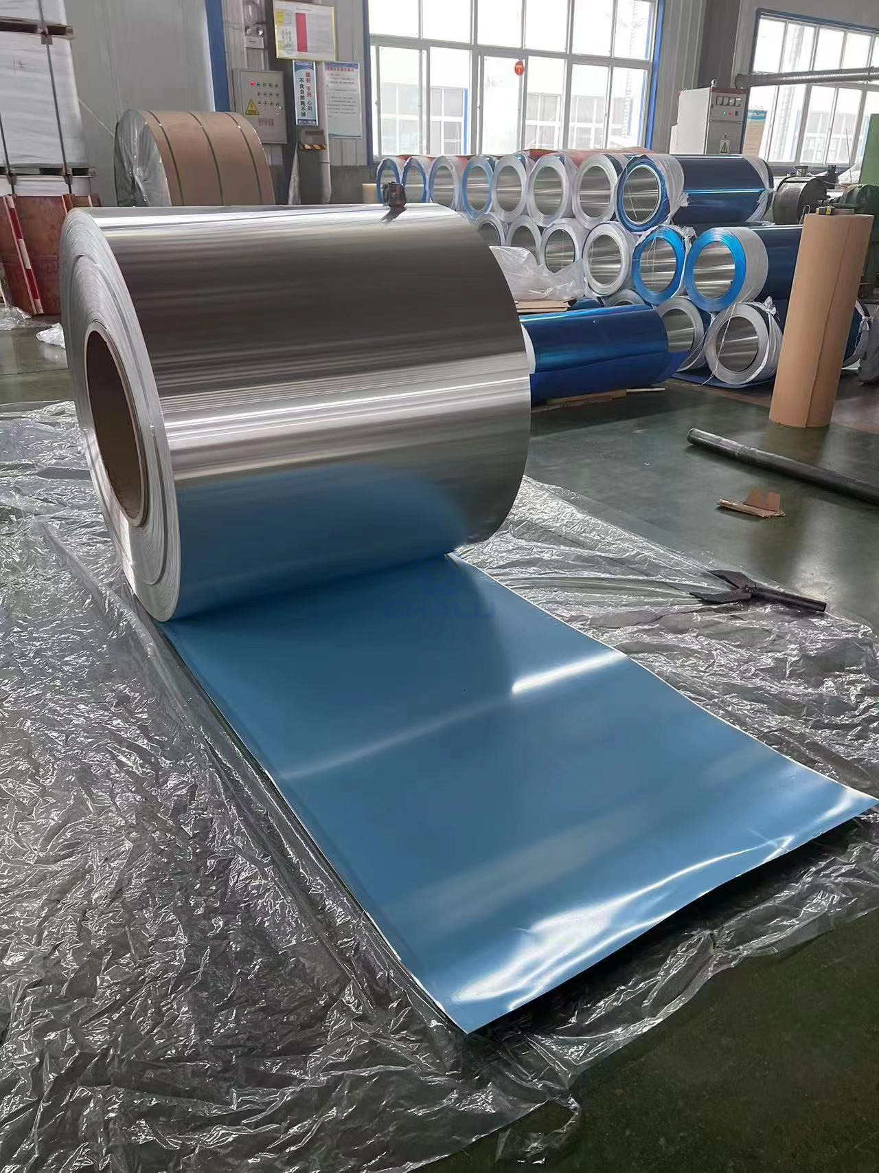Aluminum Coil Jacket with Polysurlyn Moisture Barrier 