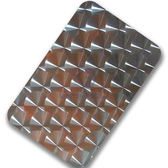 Grinded Fish Scale Swirl Pattern Aluminum Sheet 