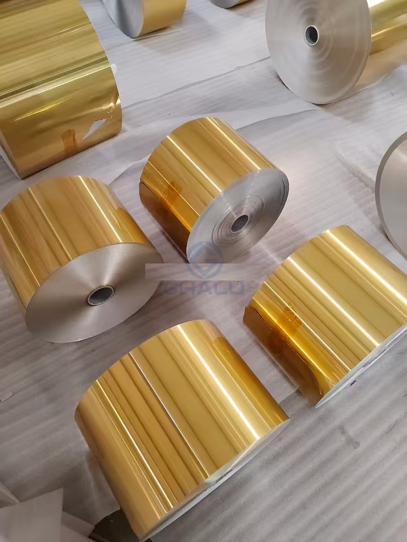 Color Coated Aluminum Foil Jambo Rolls 