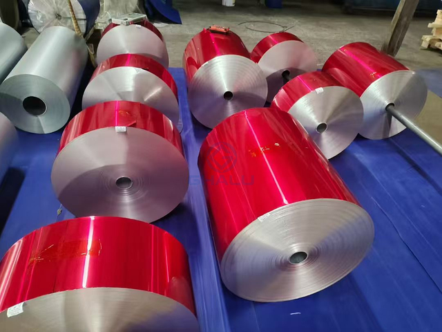 Color Coated Aluminum Foil Jambo Rolls 