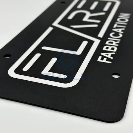 Engraved Anodized Aluminum Sheet 